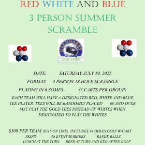 Red, White and Blue Summer Scramble