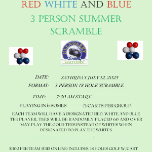 Red, White and Blue Summer Scramble