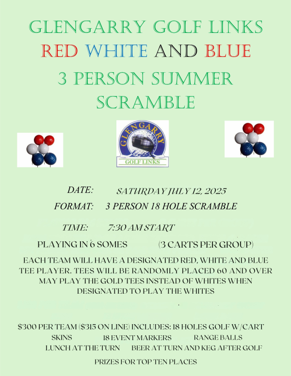Red, White and Blue Summer Scramble